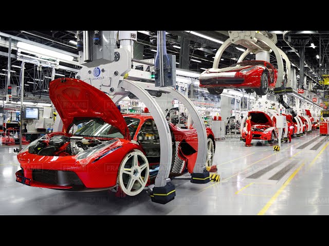 Inside Ferrari’s Gigantic Factory - Supercar Production Line