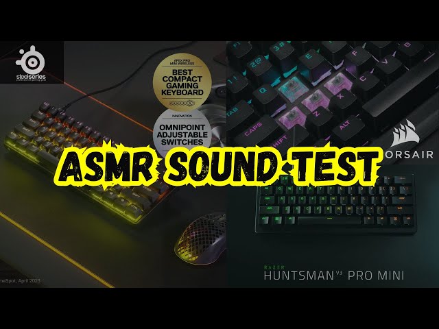Optical Keyboards Comparison | Razer Huntsman V3 Pro Mini SteelSeries Apex 9 Mini Corsair K70 Pro