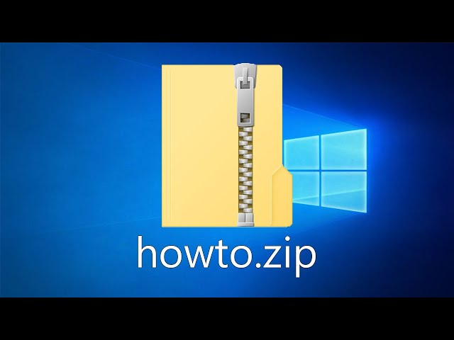 How to make a ZIP Files in Windows