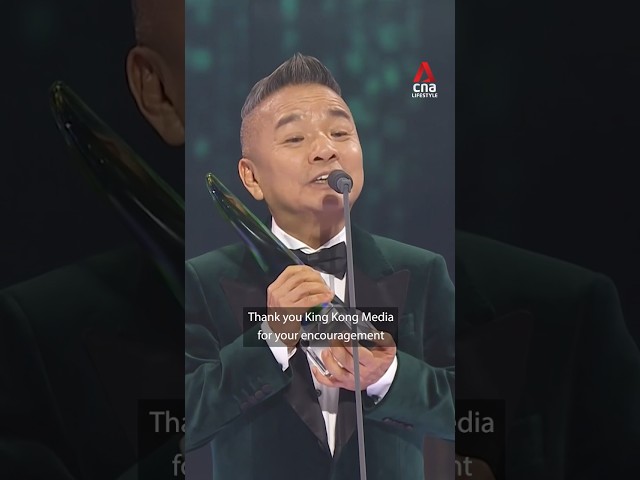 Star Awards 2024: Marcus Chin sings his speech