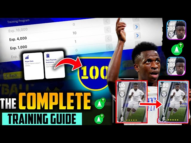 100 Rated VINÍCIUS JÚNIOR Max Rating Training in eFootball 2023 Mobile