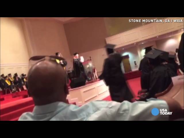 Racial remark during high school graduation shocks crowd