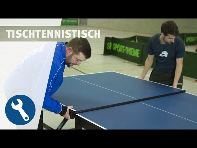 Aufbauanleitung: Tischtennistisch "Liga" | Schulsport & Vereinssport | Sport-Thieme
