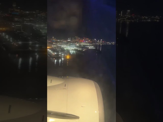 Night Landing in Boston