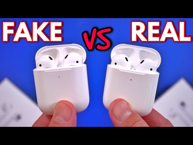 FAKE VS REAL Apple AirPods 2 - Buyers Beware 1:1 Clone
