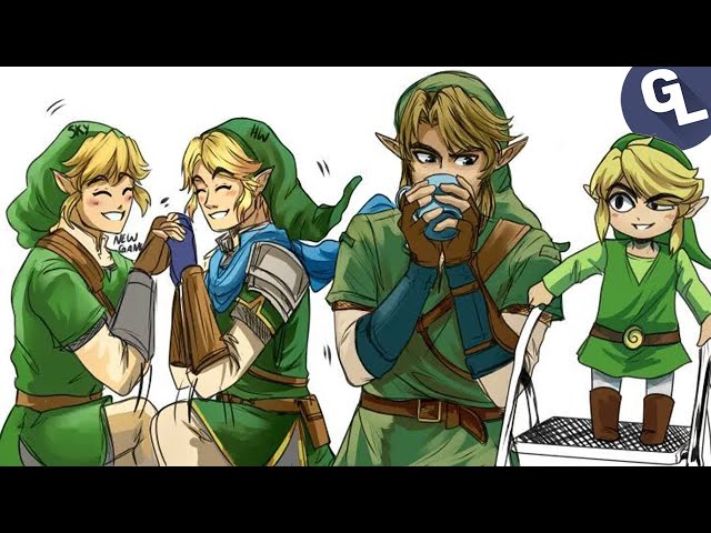 Zelda comics with just Link