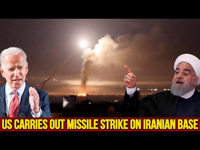 Iran attack: US carries out missile strike on Iranian base militia in Syria.