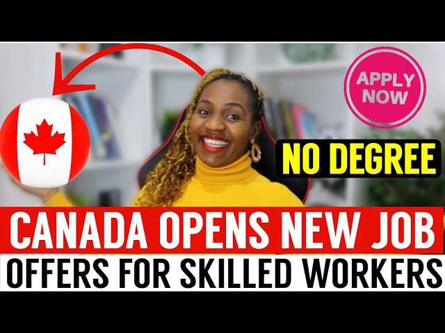FAST CANADA WORK PERMIT 2024 | NO DEGREE | CANADA PR FOR YOU AND YOUR FAMILY