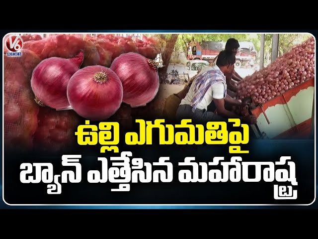 Maharashtra Govt Lifts Ban On Onion Export | V6 News