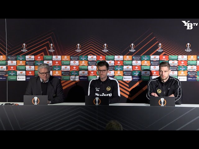 Pressekonferenz vor YB - Sporting mit Raphael Wicky und David von Ballmoos