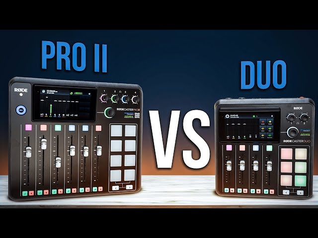 Rode Rodecaster PRO II vs Rodecaster DUO: Welches für mich? (Review)