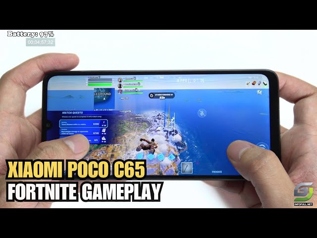 Poco C65 Fortnite Gameplay | Helio G85