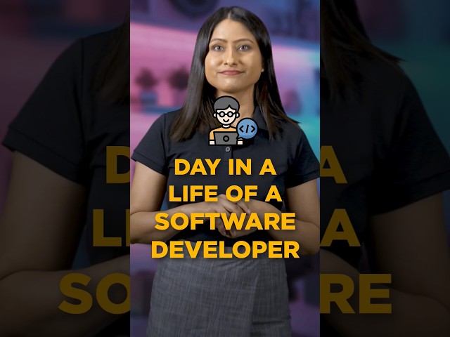 🔥A Day In The Life Of A Software Developer #Shorts #Simplilearn