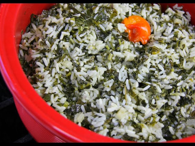 Vegetarian 3 Spinach Rice #TastyTuesdays | CaribbeanPot.com