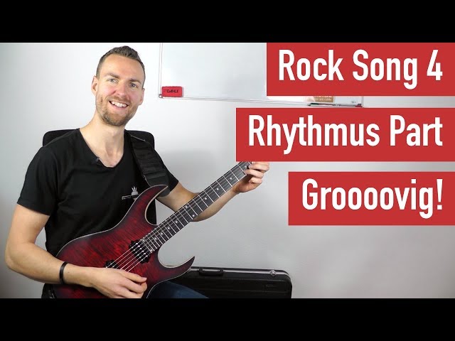 E-Gitarren Riffs - Grooviger Rock Song 4 - Rhythmus Part | Guitar Master Plan