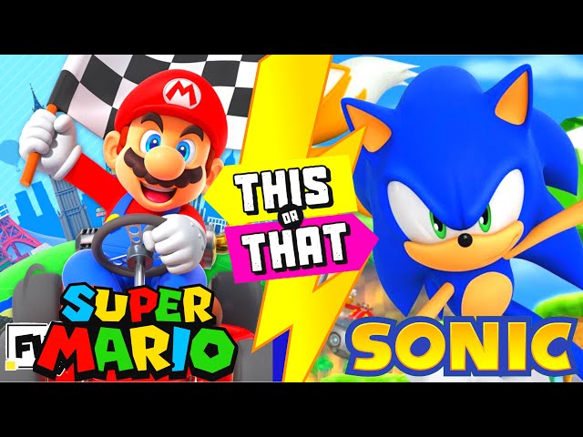 Sonic🔵 Vs Super Mario🔴 This or That Brain Break | Would You Rather | GoNoodle Inspired