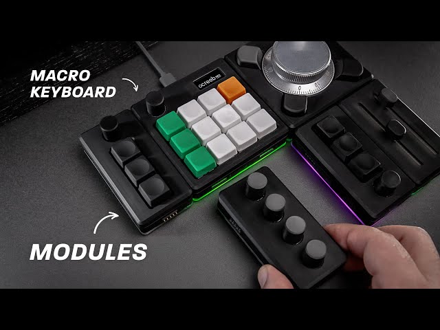 How I made a Modular Macro Keyboard System (3D Printed): Ocreeb MK2