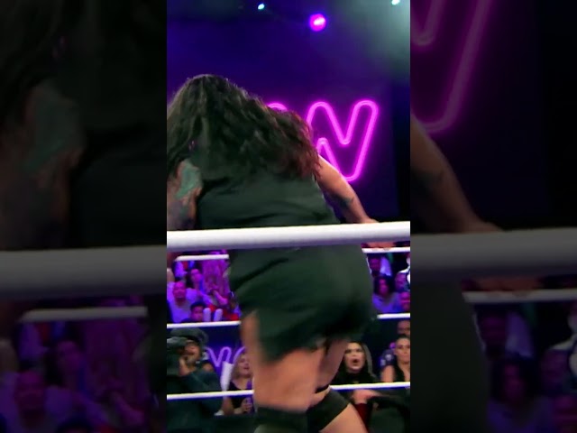 Chantilly takes down Chainsaw | Episode 83 Highlights | #shorts | Women Of Wrestling #wowsuperheroes