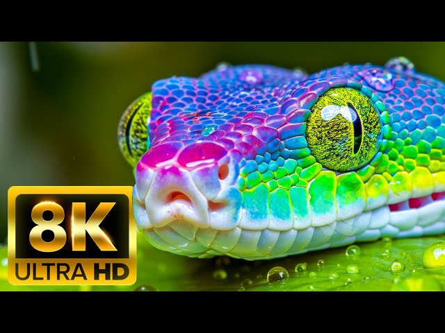 8K Ultra HD Wildlife - The Most Stunning Videos of Animals in 8K Resolution With Nature Sounds