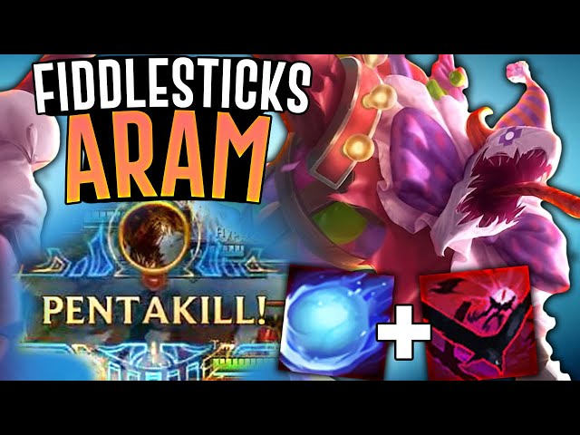 FIDDLESTICKS PENTAKILL?! - Fiddlesticks ARAM - League of Legends