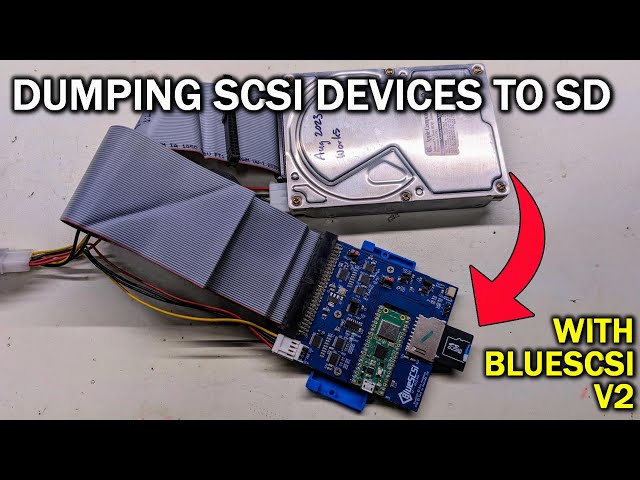 Dumping the contents of SCSI devices using BlueSCSI V2 (Initiator Mode)