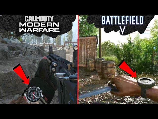 COD: Modern Warfare Vs Battlefield 5 - Attention to detail & Graphics Comparison