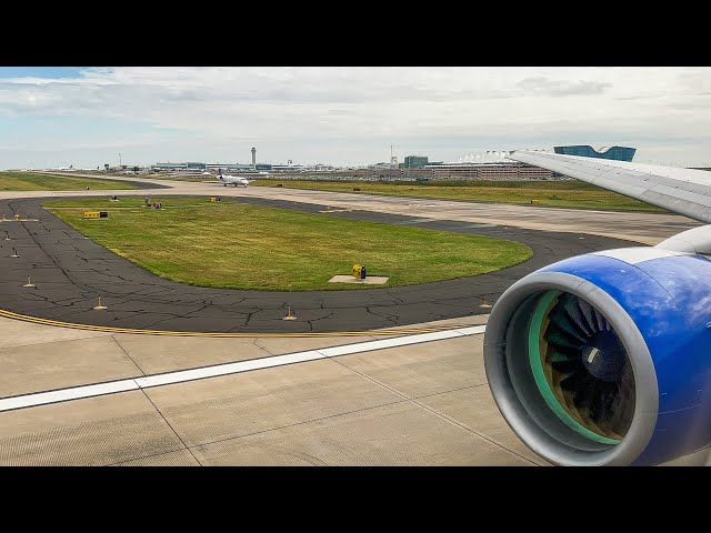 {4K} AMAZING ROARING & POWERFUL Denver Takeoff ~ United Airlines ~ Boeing 777-222A ~ DEN