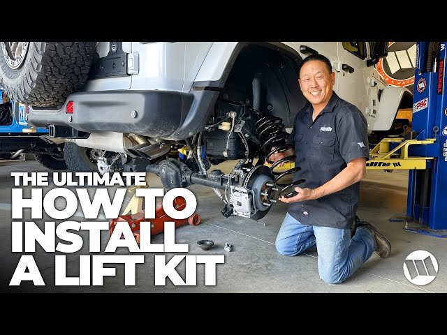 HOW TO Install a Lift Kit on a Jeep Wrangler JL for Beginners