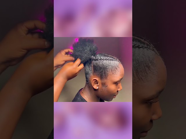Cute natural hairstyle 🥰😍💖🦋