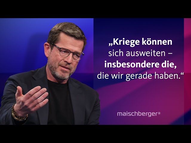 Karl-Theodor zu Guttenberg über die Krisenherde der Welt, Wehrpflicht und Depressionen |maischberger