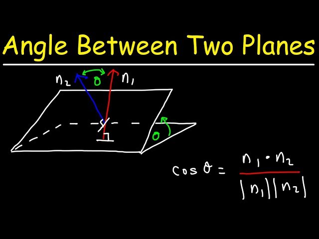 How To Find The Angle Between Two Planes