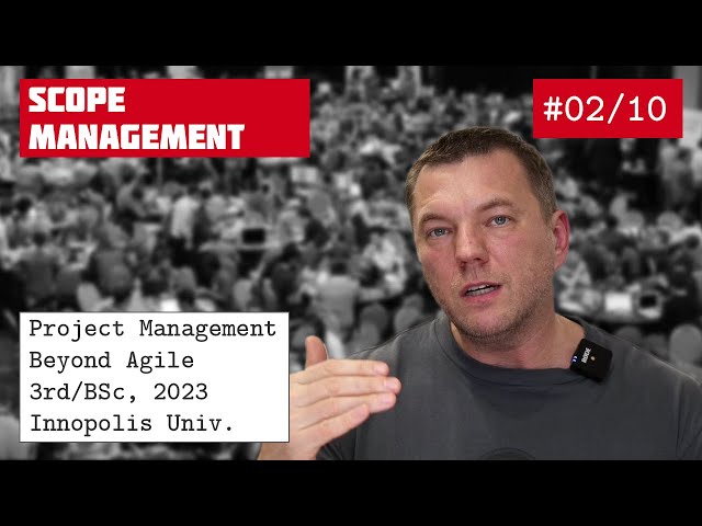 PMBA 2/10: Scope Management [project management crash course] [eng sub]