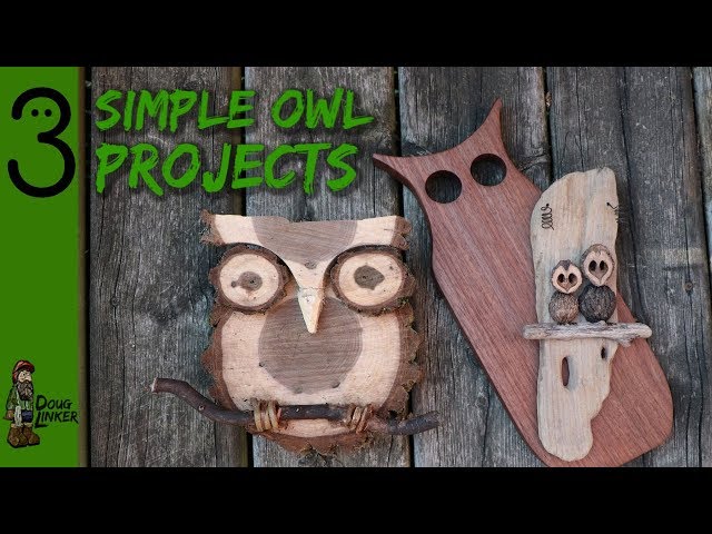 3 Fast and Easy  Owl Woodcrafts Anyone Can Do (DIY)