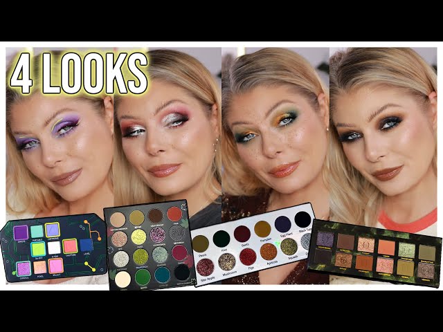 NEW & HOT Indie Makeup | 4 PALETTES 4 LOOKS
