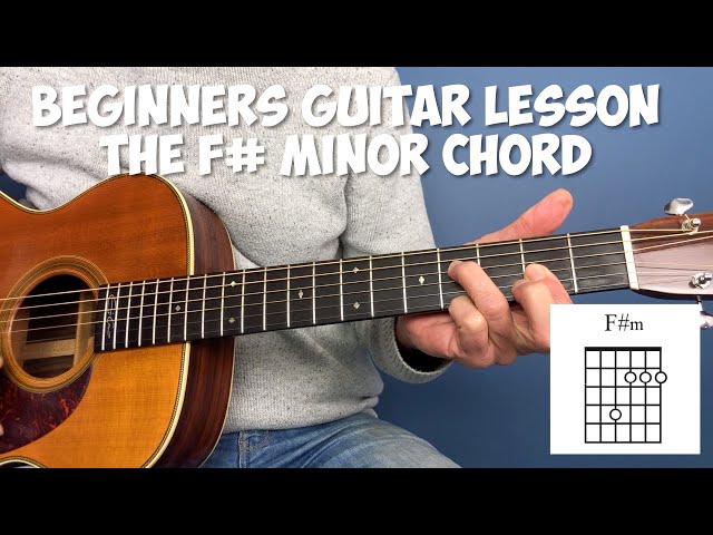Beginners guitar lesson - The F# minor chord