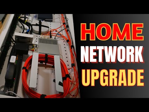 Home Networking Upgrade 2022 - 10Gb Fiber, UPS, CAT6 Gigabit - ULTRA CLEAN NETWORK PANEL SETUP