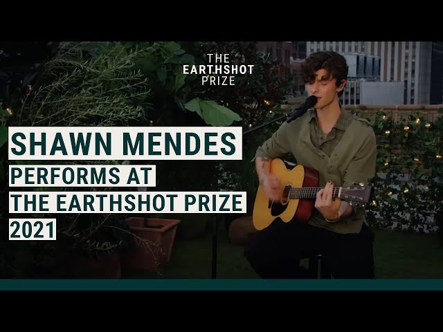 Shawn Mendes Performs Wonder at the 2021 Earthshot Prize Awards #EarthshotPrize