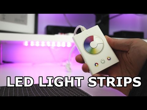 IKEA DIODER Setup and Review - Computer Desk LED Strip Setup (With Diffuser Hack)