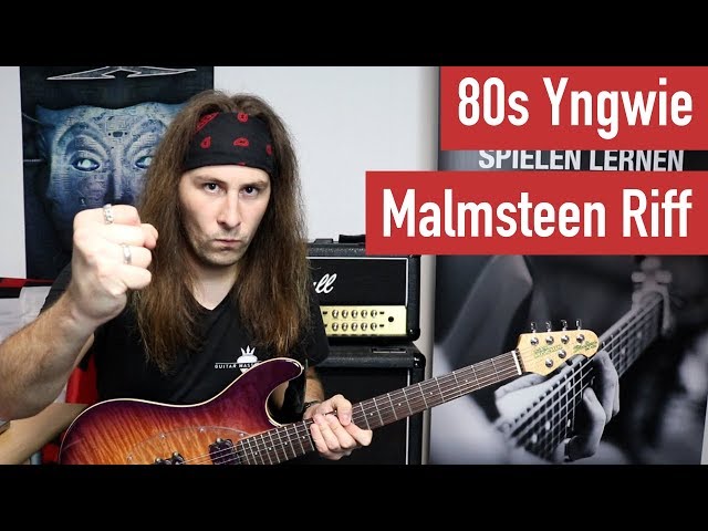 E-Gitarren Riffs lernen - 80s Riff im Stil von Yngwie Malmsteen | Guitar Master Plan