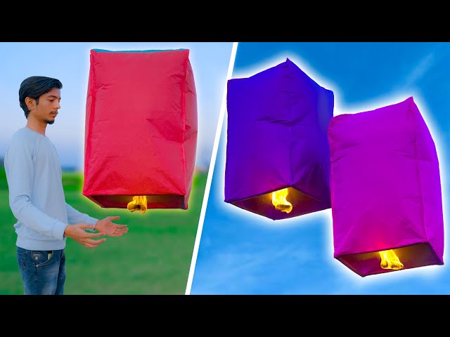 How To Make A Hot Air Balloon at Home | Easy Sky Lantern | DIY Project