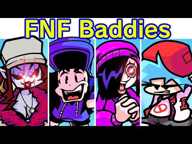 Friday Night Funkin' Baddies FULL WEEK + Cutscenes (FNF Mod/Vs Cassette Girl/Stalker/NekoFreak/Jazz)