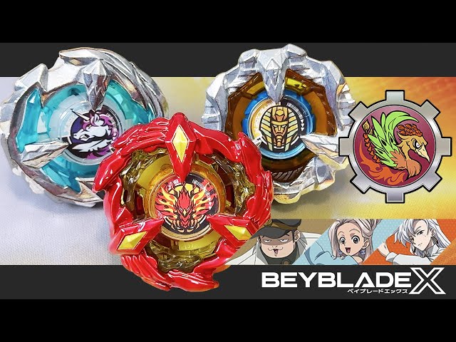 TEAM YGGDRASIL COMPLETE! | Phoenix Wing VS Sphinx Cowl VS Unicorn Sting Epic Battle | Beyblade X