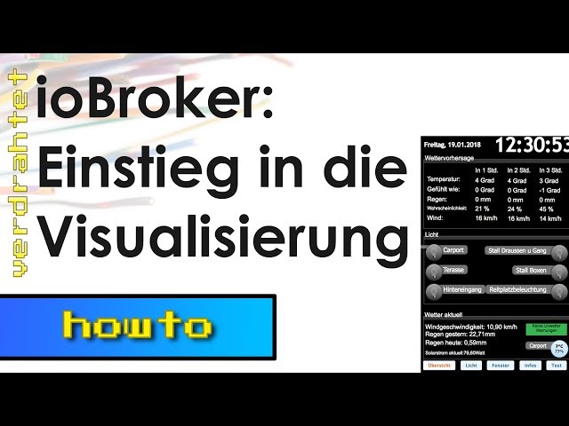 ioBroker Vis #1 - Einstieg in die Visualisierung