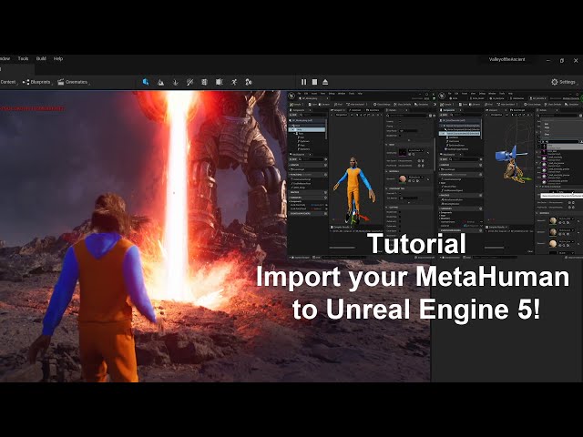 UE5 Highlights, Import Metahuman and Switch to the main Character in UE5 Sample Project Tutorial