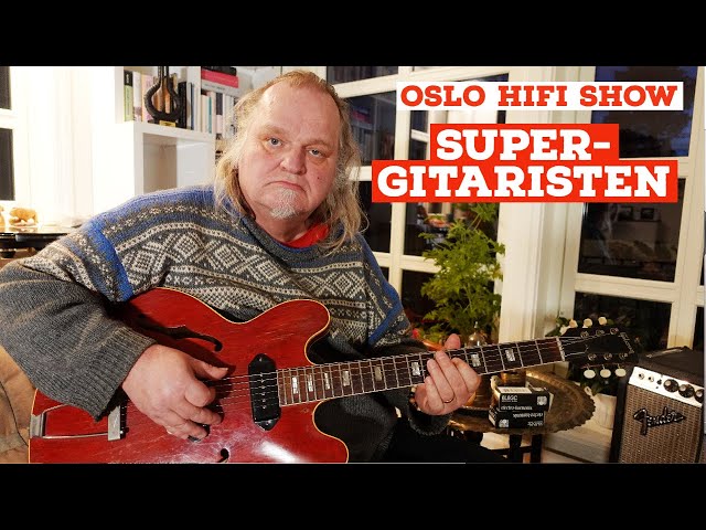 Supergitarist Knut Reiersrud på Oslo HiFi Show