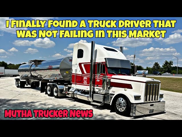 I Finally Interviewed A Truck Driver That Was Not Dying In This Trucking Market (Mutha Trucker News)