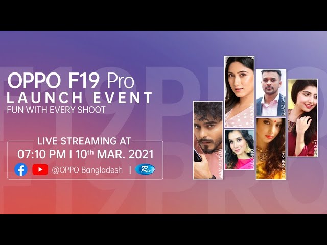 OPPO F19 Pro |  Launch Event