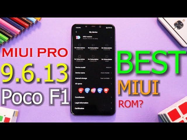 Pocophone F1 | MIUI PRO | Light & Customised Version Of MIUI | All Beta Features | Install & preview