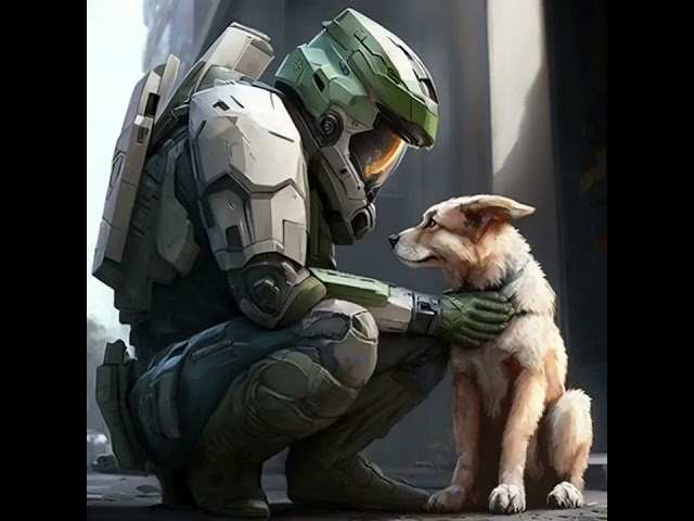 Master Chief wants to pet your dog #shorts