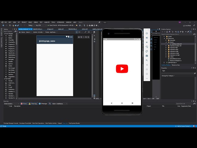 Xamarin.Android Splash Screen with Visual Studio 2019
